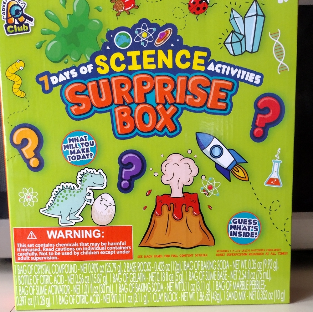 7 Days of Science Activities Surprise Box